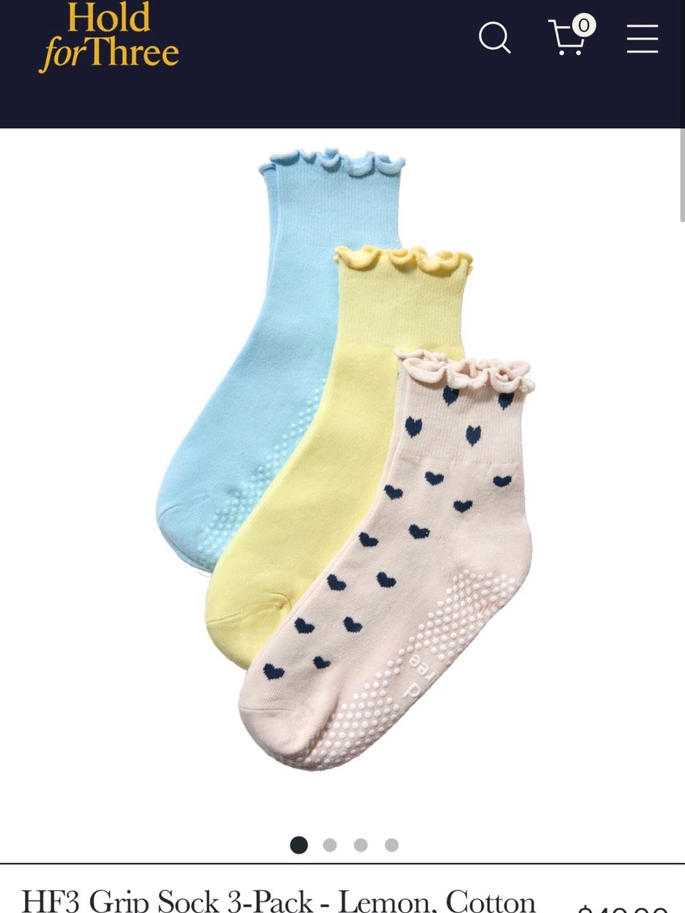 HF3 Pilates Grip Socks